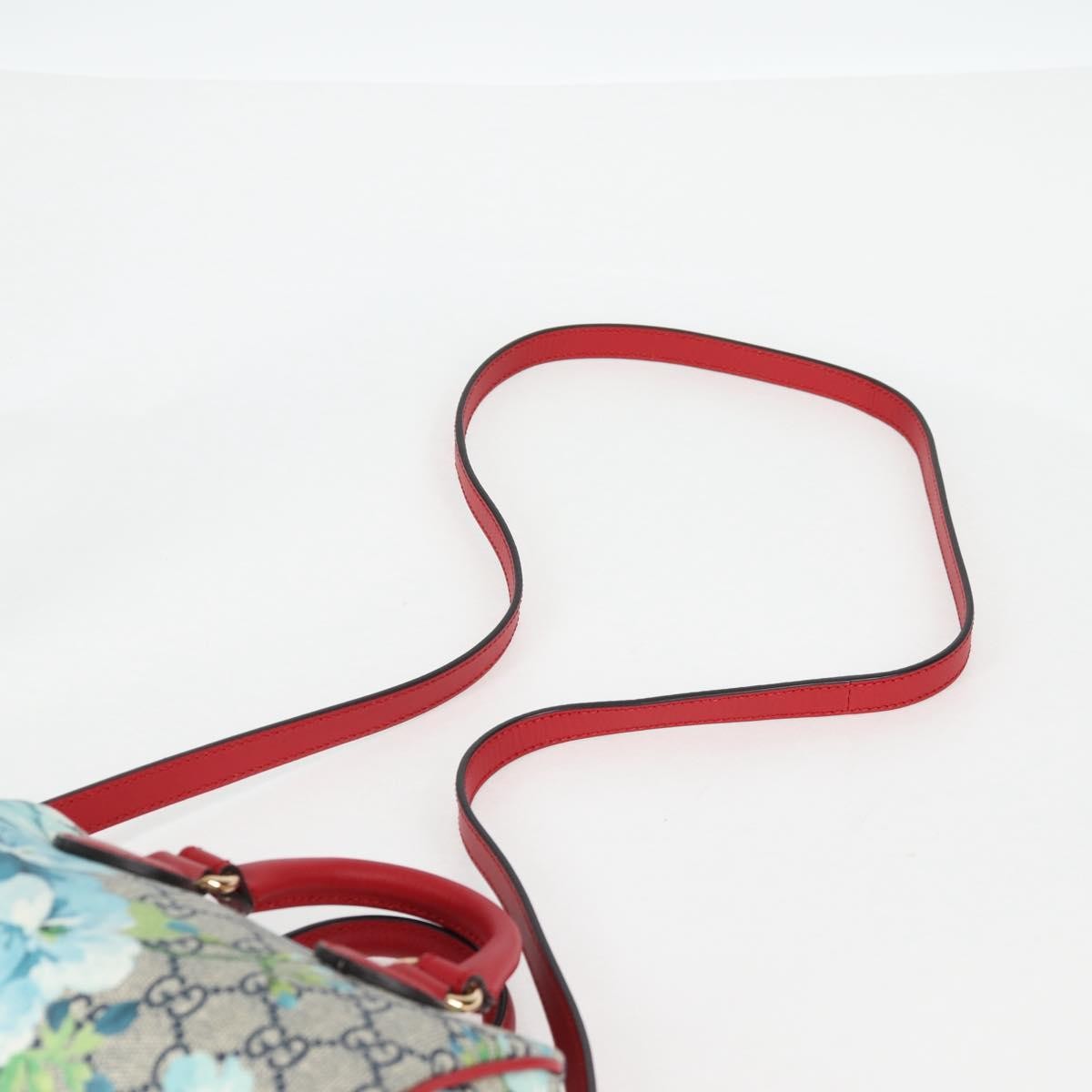 Gucci Convertible Boston Bag Blooms Print GG Coated Canvas
