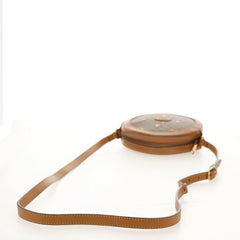 Gucci Disney Mickey Mouse Round Shoulder Bag Printed Mini GG Coated Canvas