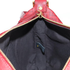 Fendi Front Pocket Messenger Bag Zucchino Coated Canvas