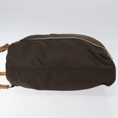 Gucci Vintage Bamboo Handle Tote Nylon