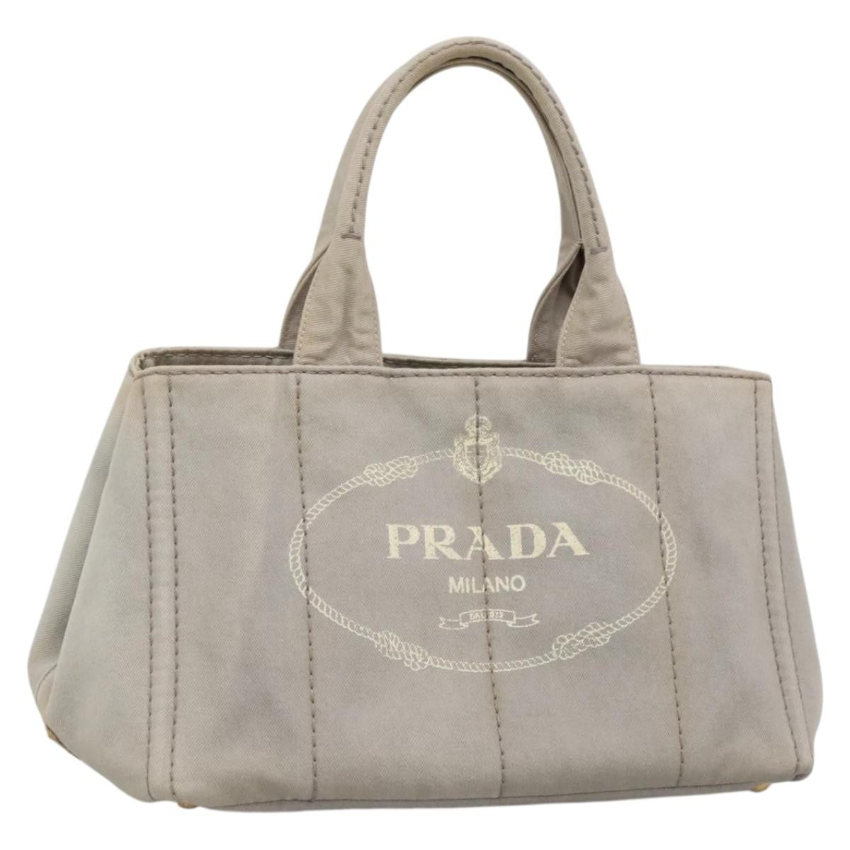 Prada Canapa Convertible Tote Canvas