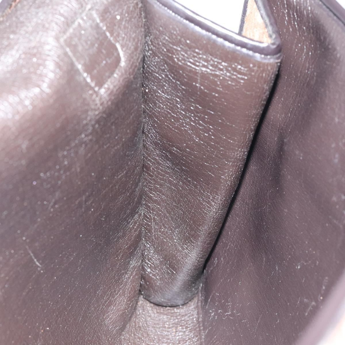 Christian Dior Vintage Trotter Flap Shoulder Bag Canvas