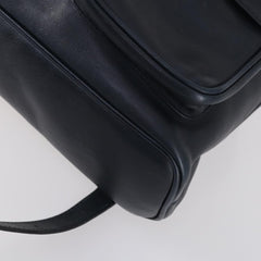 Gucci Vintage Bamboo Backpack Leather