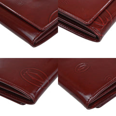Cartier Happy Birthday Long Wallet Patent leather