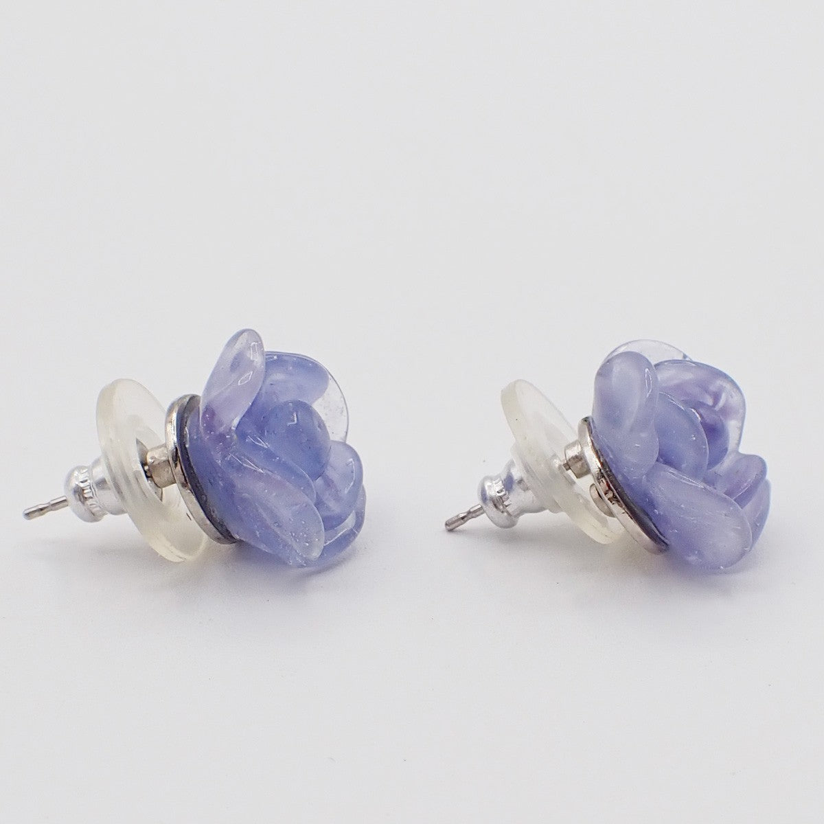 Chanel Camellia Clip-On Earrings Resin