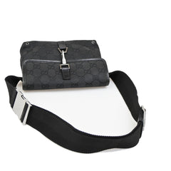 Gucci Vintage Jackie Waist Bag GG Canvas