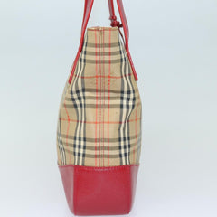 Burberry Nova Check Tote Canvas and Leather