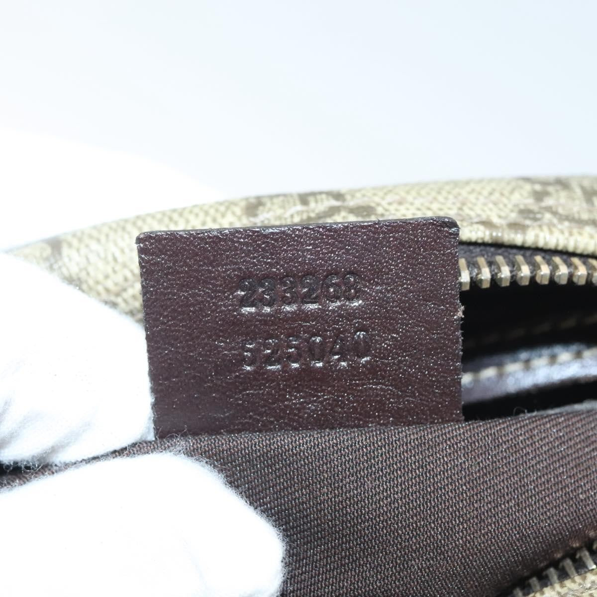Gucci Front Zip Messenger GG Coated Canvas