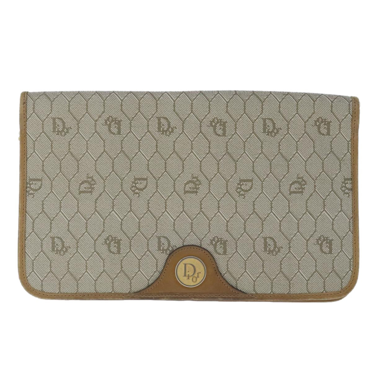 Christian Dior Vintage Honeycomb chain Canvas