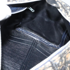 Christian Dior Vintage Trotter Boston Bag Diorissimo Canvas
