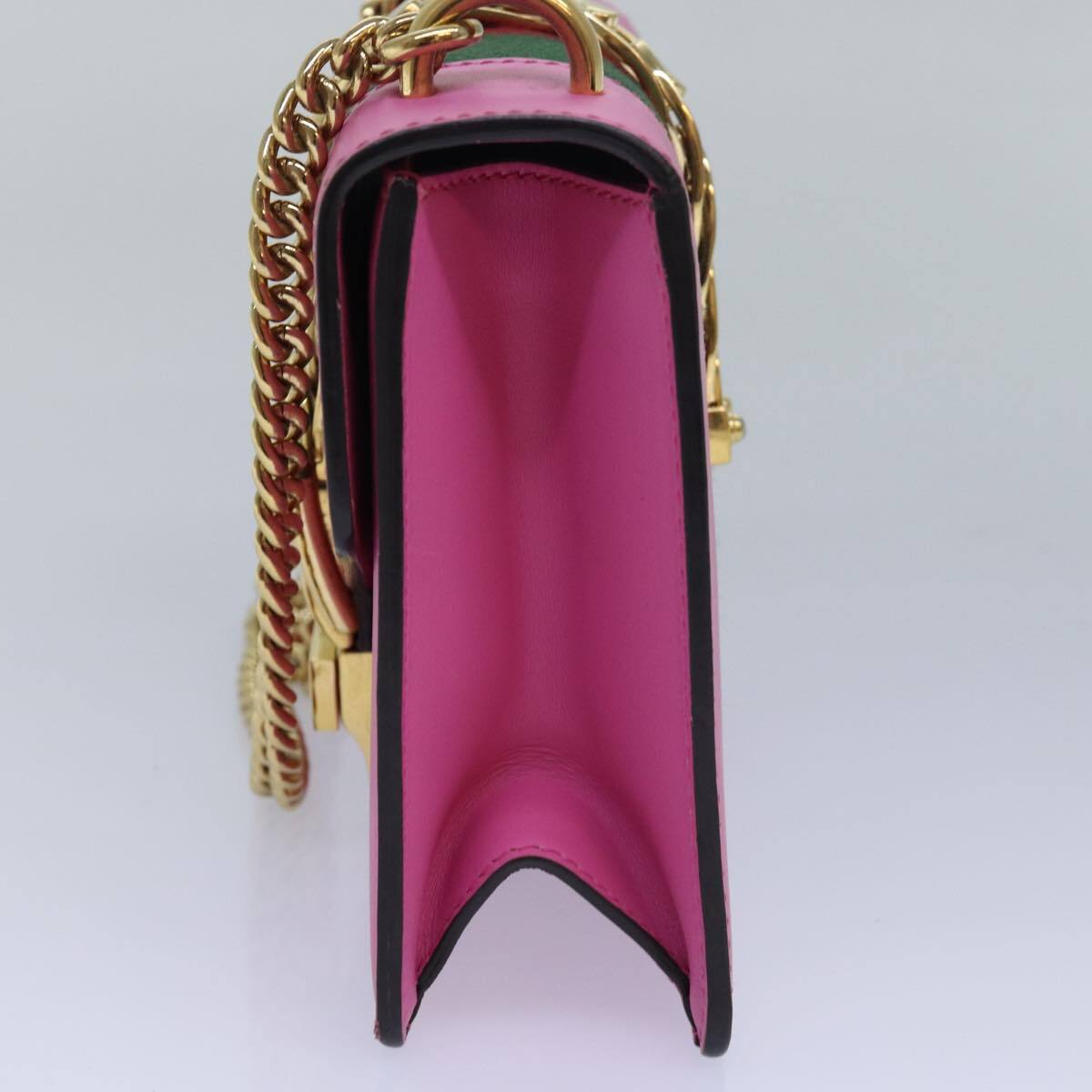 Gucci Sylvie Chain Shoulder Bag Leather