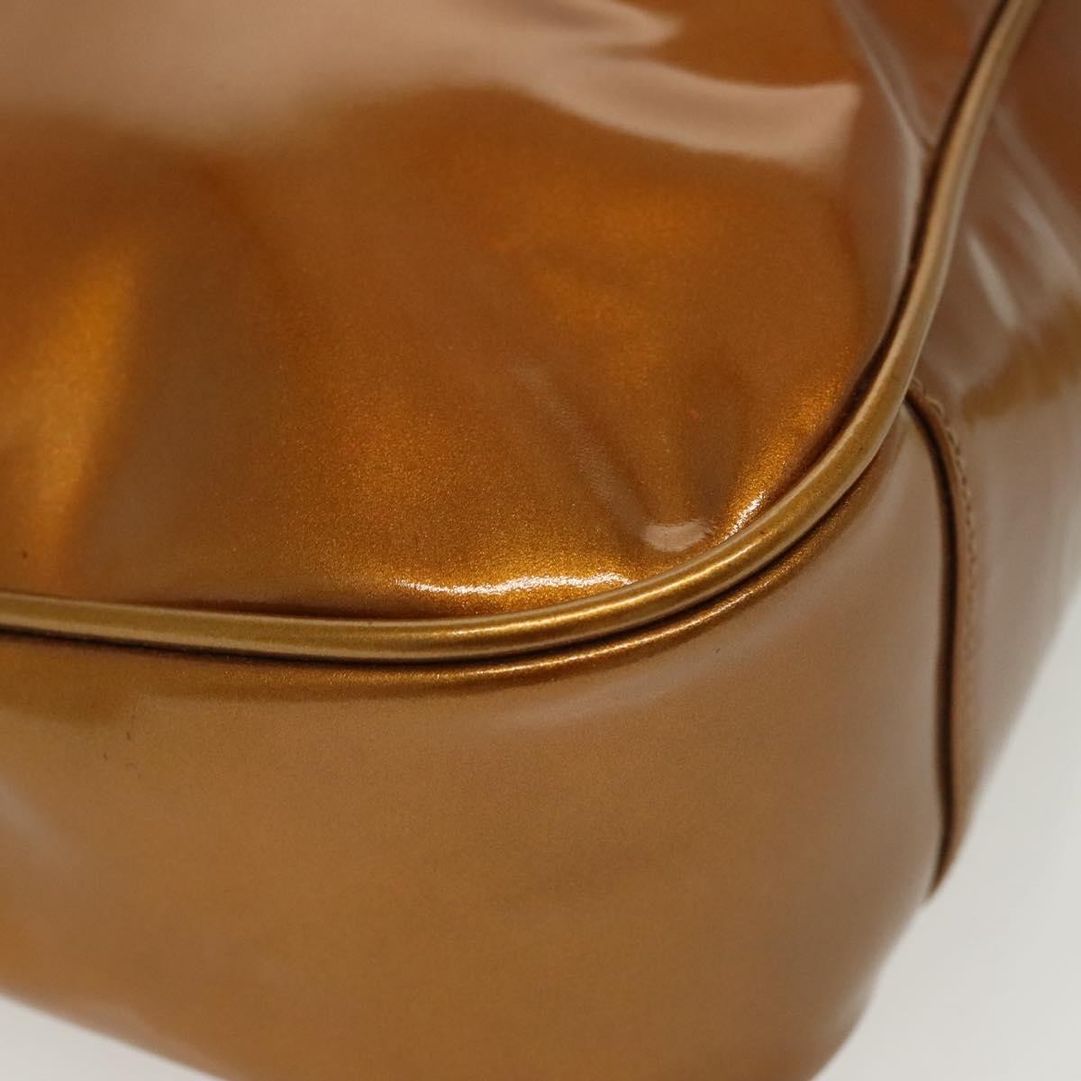 Gucci Vintage Bamboo Handle Bag Patent leather