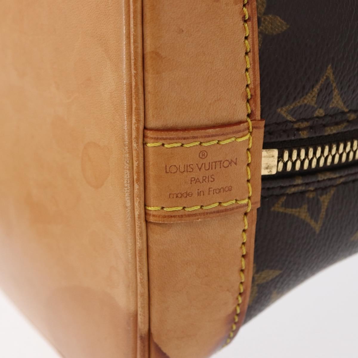Louis Vuitton Alma Handbag Monogram Canvas