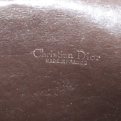 Christian Dior Vintage Trotter Flap Shoulder Bag Canvas