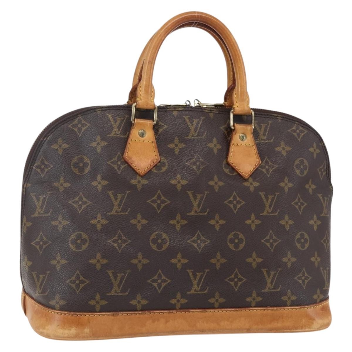 Louis Vuitton Vintage Alma Handbag Monogram Canvas
