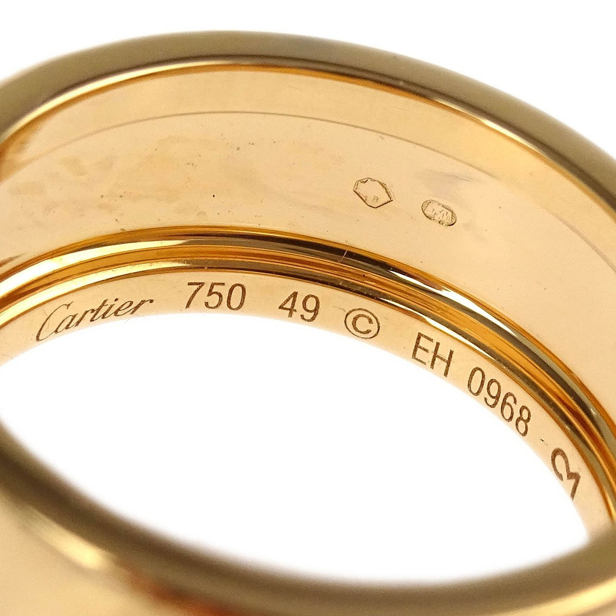 Cartier C de Cartier Happy Birthday Band Ring 18K Rose Gold