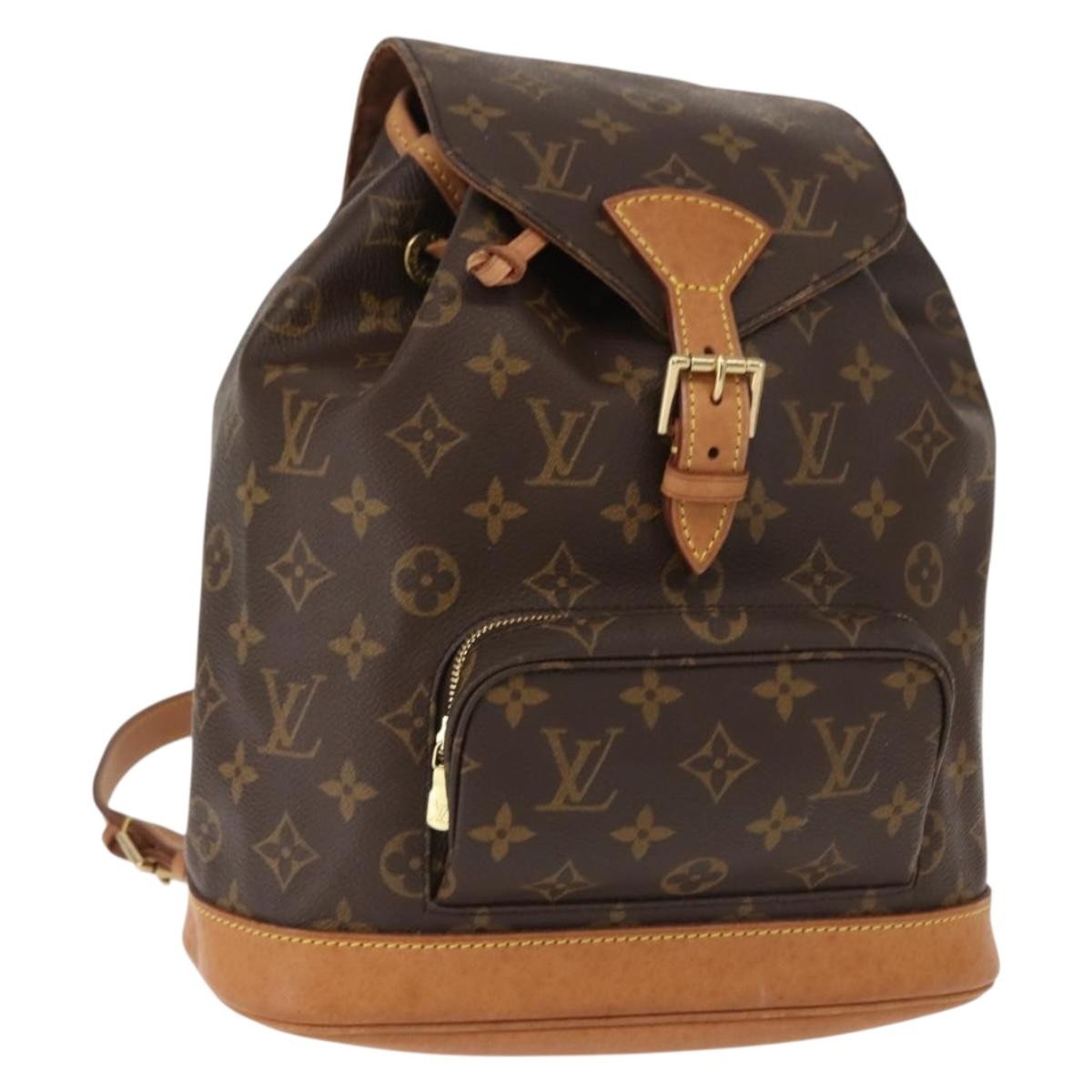 Louis Vuitton Vintage Montsouris Backpack Monogram Canvas