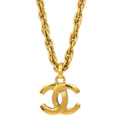 Chanel CC Pendant Necklace Metal