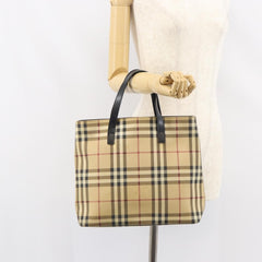Burberry Nova Check Tote canvas check pattern