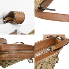Gucci Web Loop Shoulder Bag GG Canvas