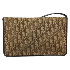 Christian Dior Vintage Trotter Shoulder Bag Canvas