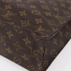 Louis Vuitton Sac Plat Bag Monogram Canvas