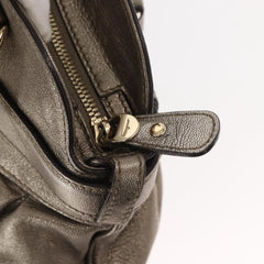 Salvatore Ferragamo Gancini Tote Leather