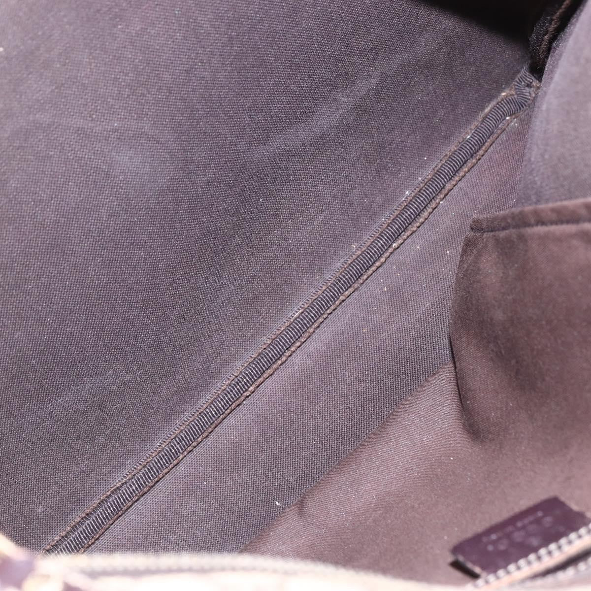 Gucci Zip Top Messenger Bag GG Coated Canvas