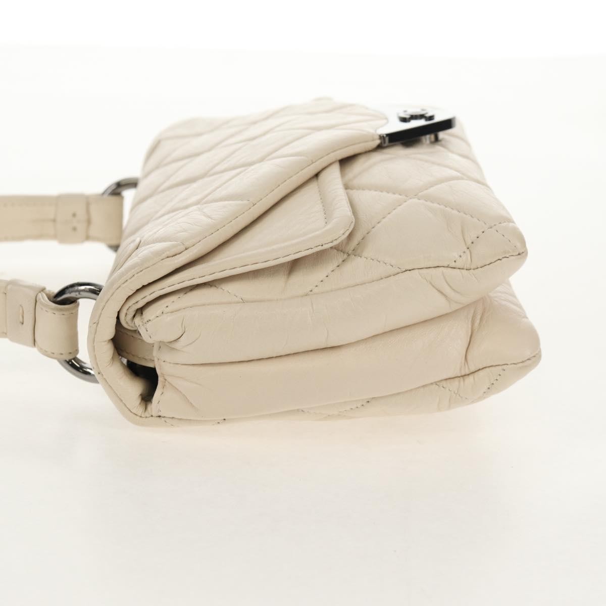 Chanel Padded Envelope Flap Bag Quilted Aged Calfskin