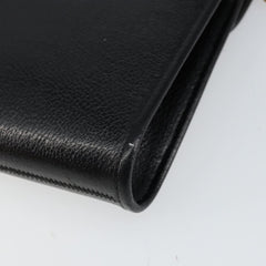 Christian Dior Vintage Chain Flap Shoulder Bag Leather