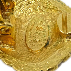 Chanel CC Dangle Earrings Metal