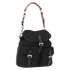 Prada Double Pocket Shoulder Bag Tessuto