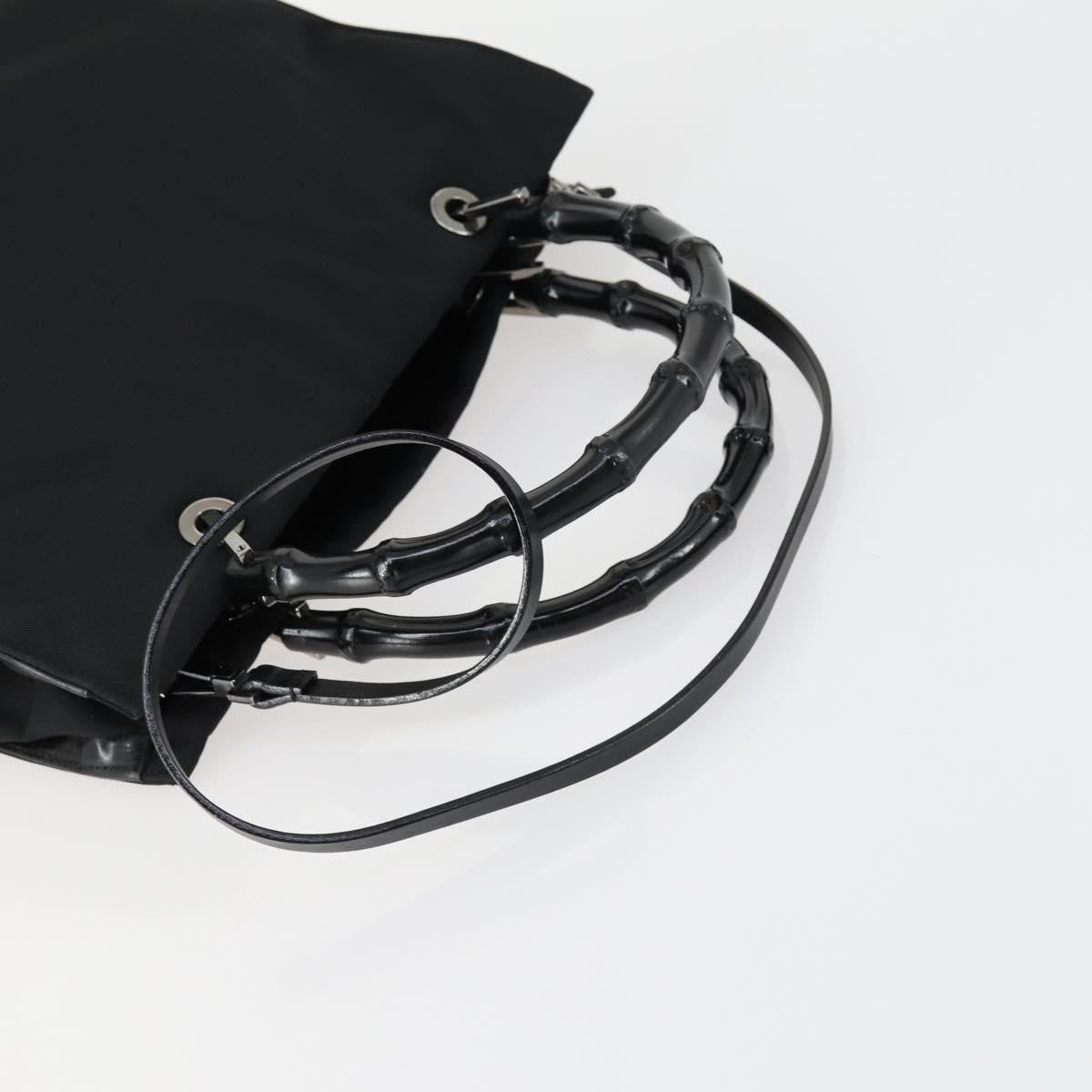 Gucci Vintage Bamboo Handle Tote Nylon