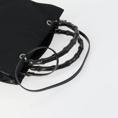Gucci Vintage Bamboo Handle Tote Nylon