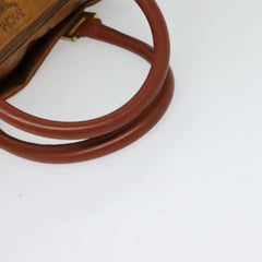 MCM Visetos Handbag Canvas and Leather