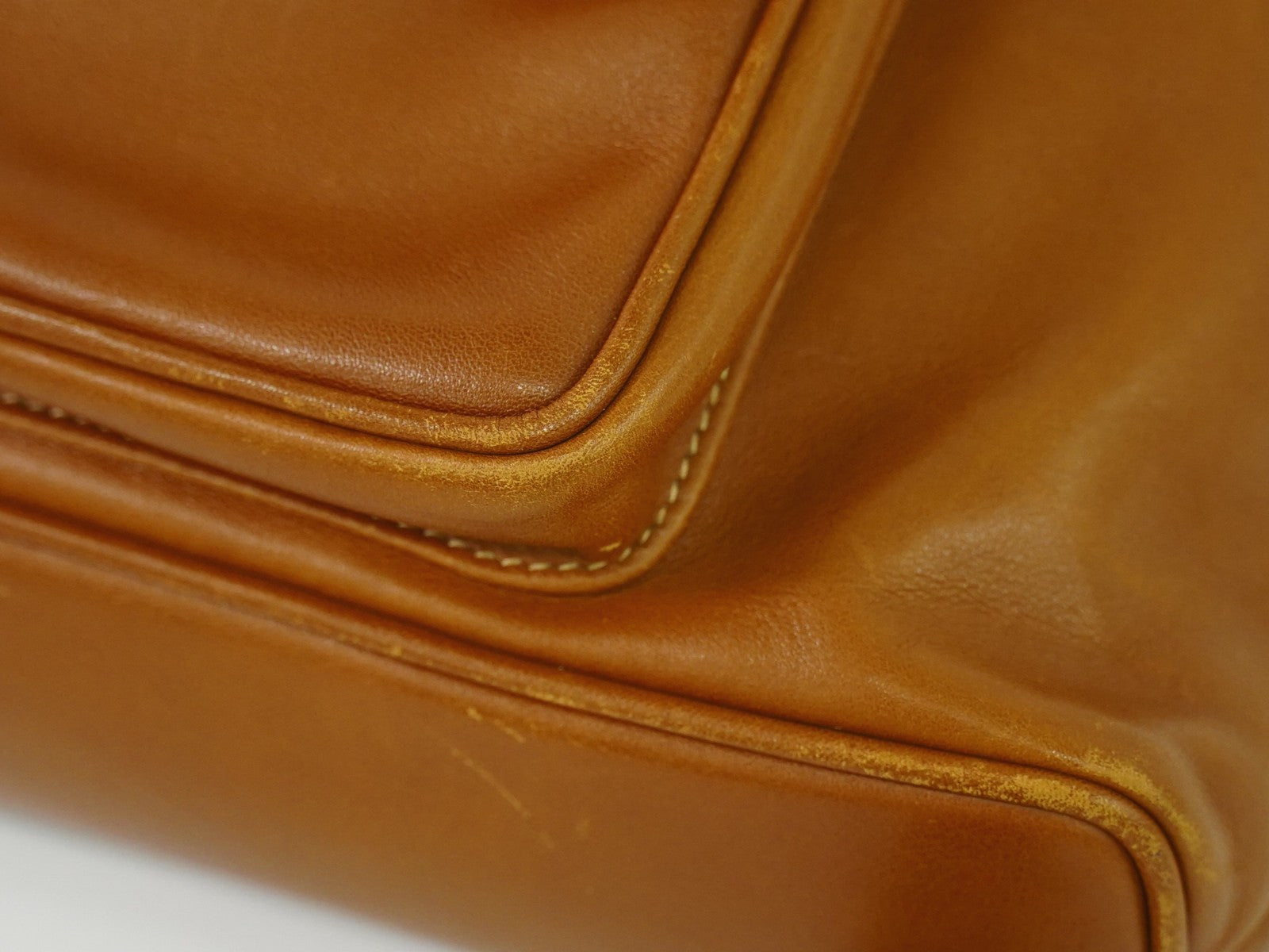 Gucci Vintage Bamboo Backpack Leather