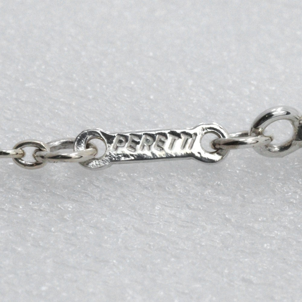 Tiffany & Co. Elsa Peretti Open Heart Pendant Necklace silver