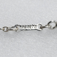 Tiffany & Co. Elsa Peretti Open Heart Pendant Necklace silver