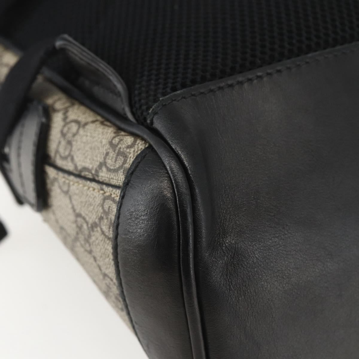 Gucci Zip Pocket Backpack Embellished GG Coated Canvas