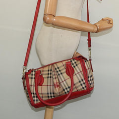 Burberry Pilgrim Satchel Haymarket Coated Canvas