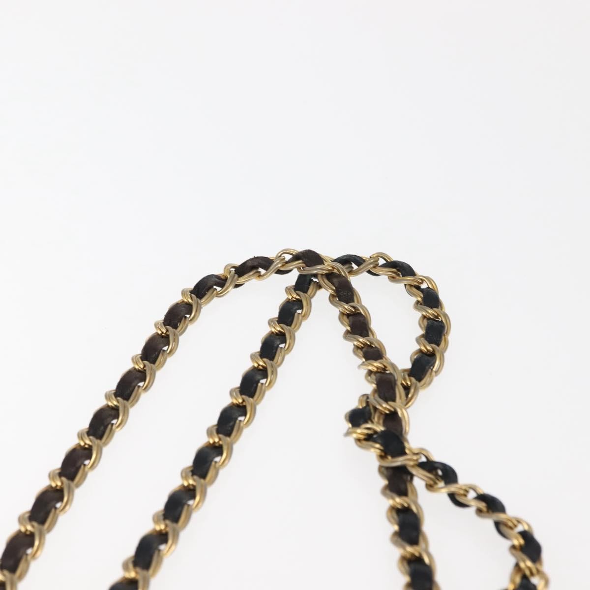 Bally Vintage Chain Shoulder Bag Quilted Leather