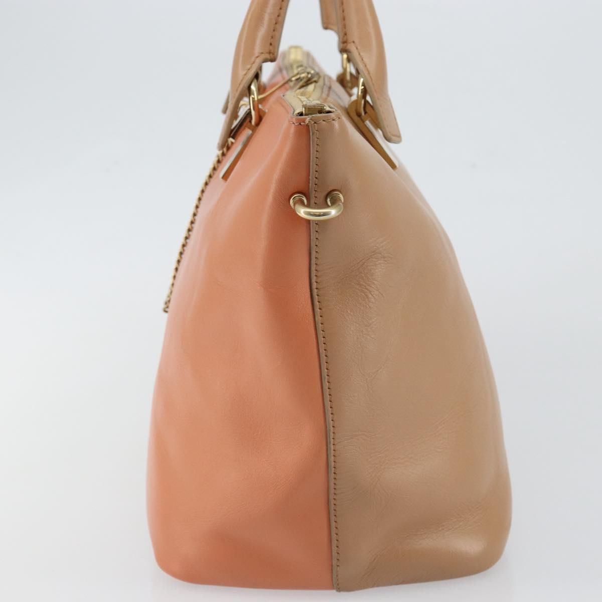 Chloe Bicolor Baylee Satchel Leather