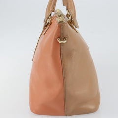 Chloe Bicolor Baylee Satchel Leather