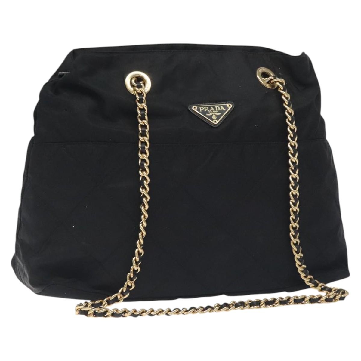 Prada Chain Shoulder Bag Tessuto
