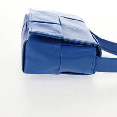 Bottega Veneta Fun Cassette Crossbody Bag Maxi Intrecciato Leather