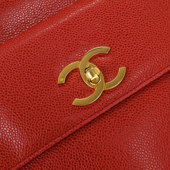 Chanel Vintage CC Front Pocket Briefcase Caviar