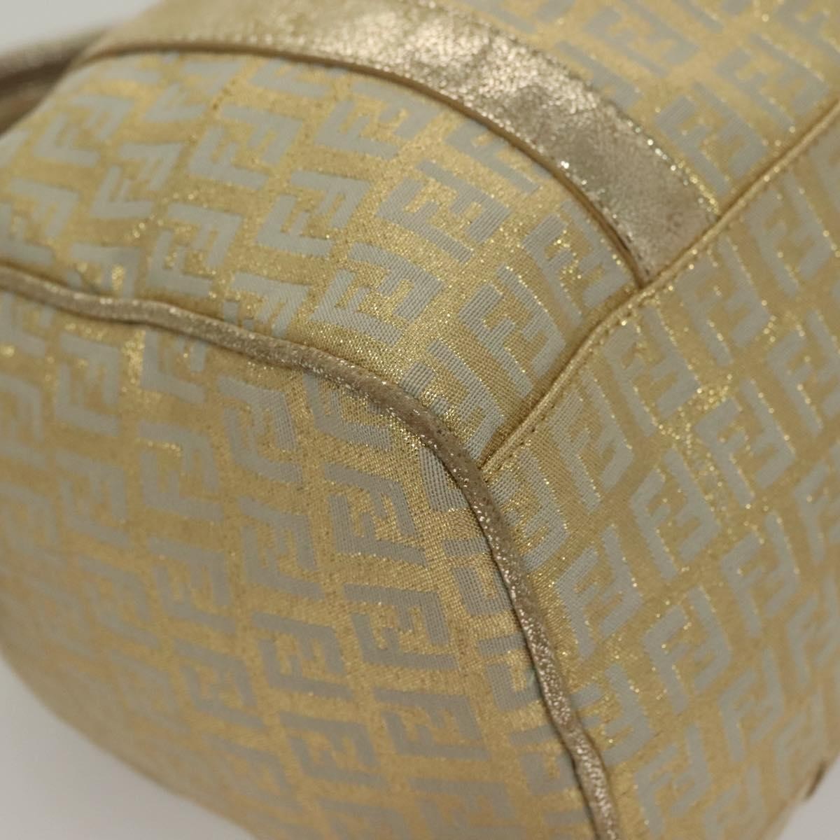 Fendi Boston Bag Zucchino Lurex Canvas