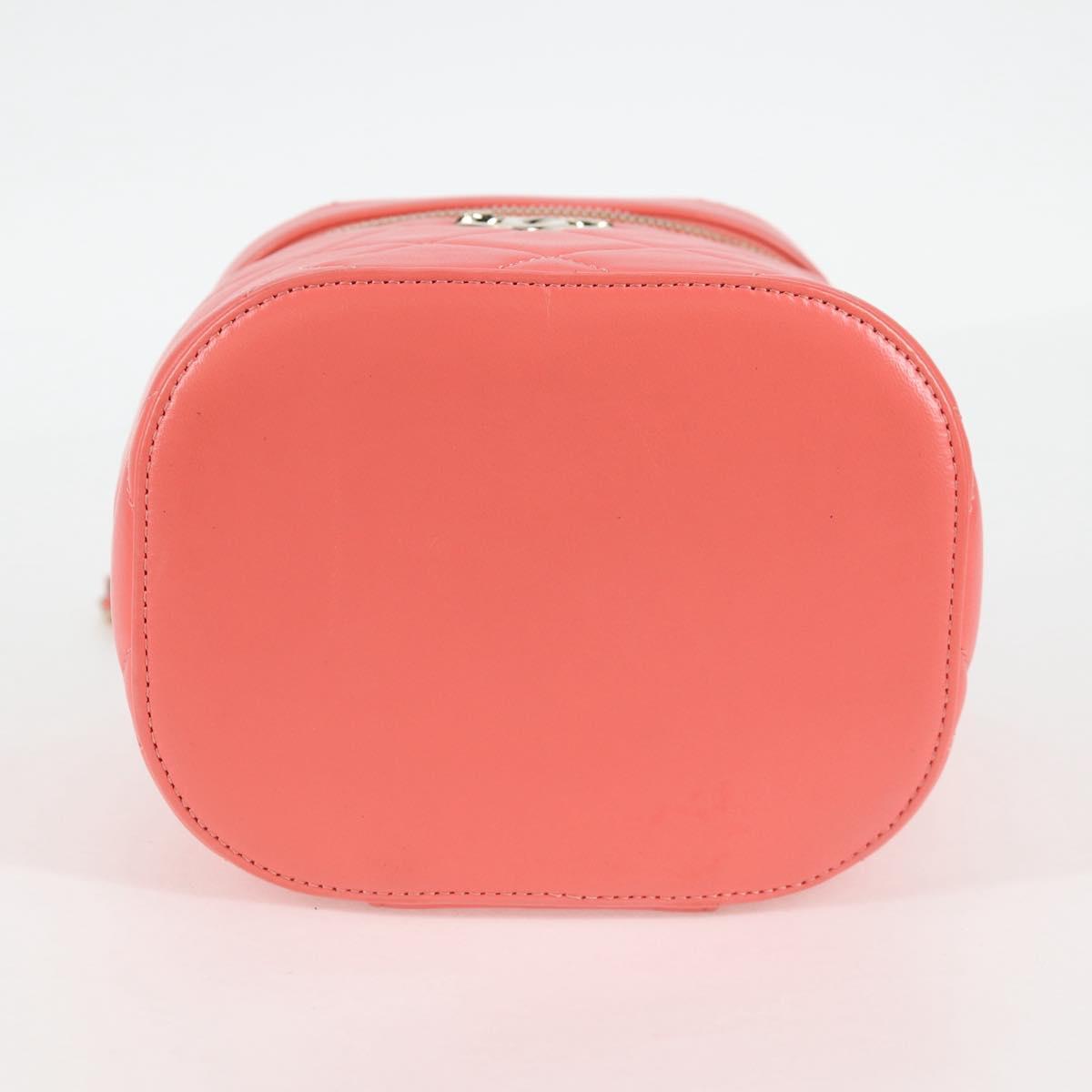 Chanel Classic Top Handle Vanity Case with Chain Quilted Lambskin