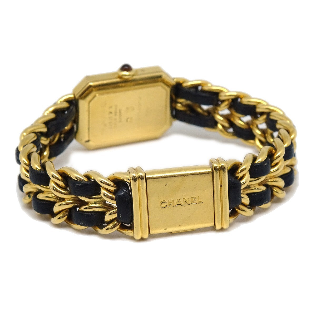 Chanel Premiere Rock Quartz Watch Plated Metal and Leather