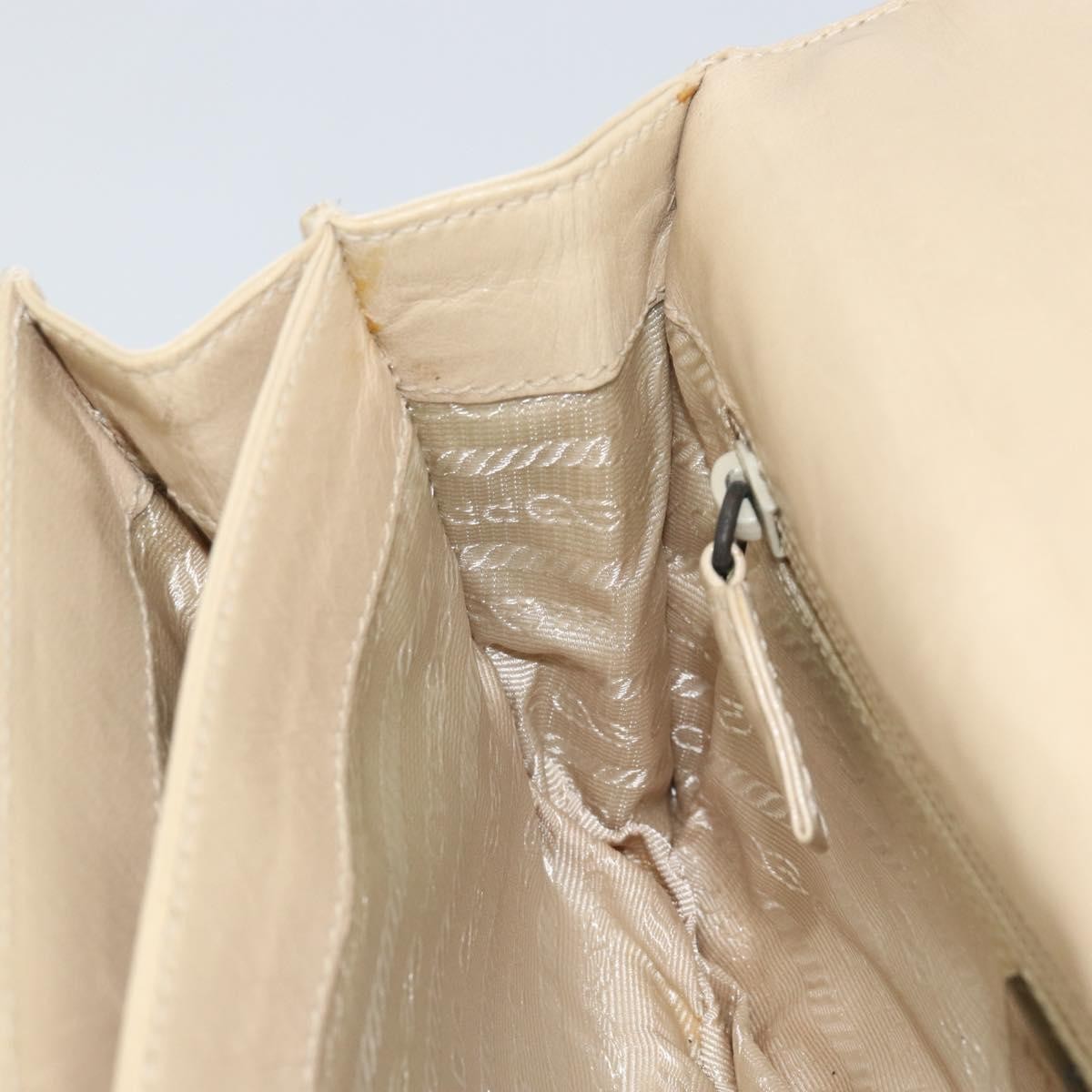 Prada Flap Shoulder Bag Leather